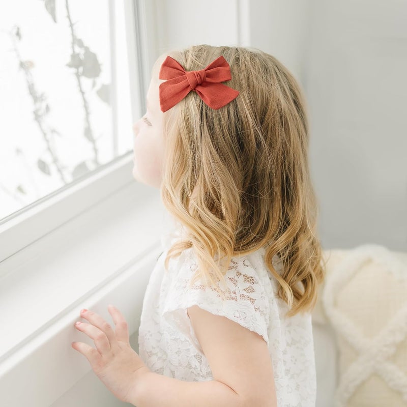 Prohouse 40 PCS Baby Girl Hair Clips, Alligator Hair Bows for Toddlers & Kids, Baby Hair Accessories - Image 5